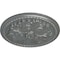 Ekena Millwork Swindon Ceiling Medallion (Fits Canopies up to 2 7/8"), Hand-Painted Platinum, 16 7/8"OD x 1 1/2"P CM16SWPLS - alternate 2